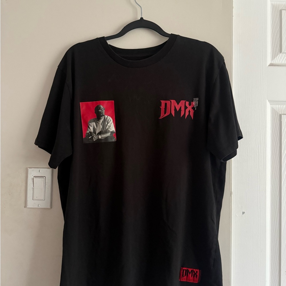 SHOE PALACE Black and Red Short Sleeve Tee DMX 2021 Large Tshirt